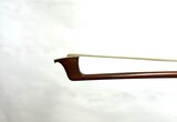 Donald COHEN silver-mounted round Pernambuco violin bow, USA, 60.5g