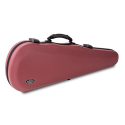 Winter Jakob Winter Leathertech Greenline shaped 4/4 violin case, burgundy