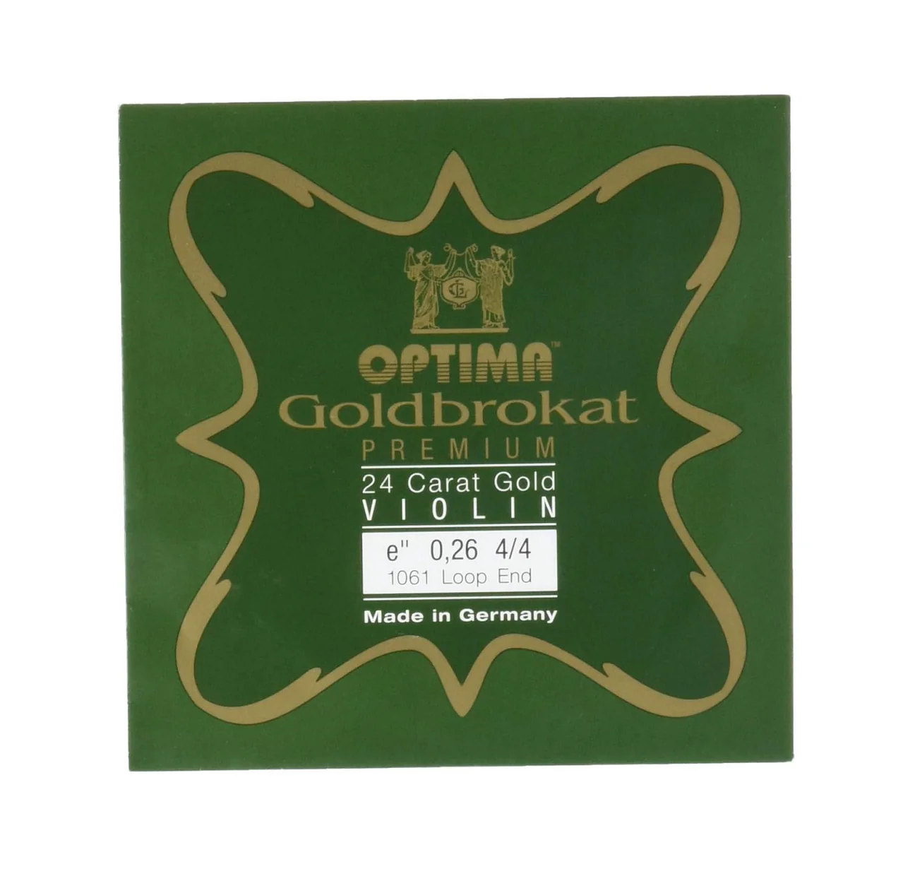 Lenzner Goldbrokat violin E, 24k gold, 26 loop