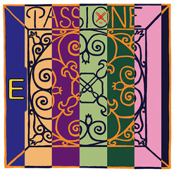 Pirastro PASSIONE violin E string, silvery steel,
