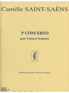 HAL LEONARD Saint-Saens, Camille: Violin Concerto #3 Op.61 in B minor (violin & piano)
