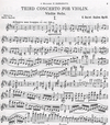 HAL LEONARD Saint-Saens, Camille (Sauret): Violin Concerto #3 Op.61 in B minor (violin & piano)