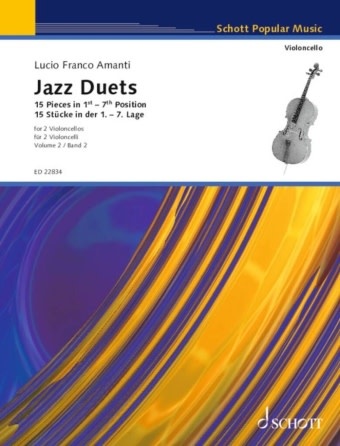 Schott Music Amanti L. F.: Jazz Duets, Vol. 2 (2 Cellos) | Metzler Violins