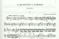 LudwigMasters Martinu: String Quartet No. 6, H. 312 (String Quartet) | Metzler Violins