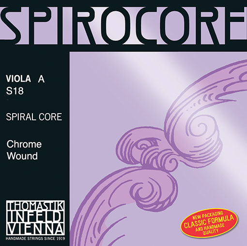 Thomastik-Infeld SPIROCORE viola A string, steel core, chrome-wound Thick