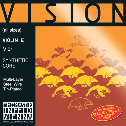 Thomastik-Infeld VISION violin E string, tin-plated, in envelope, Heavy