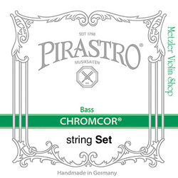 Pirastro CHROMCOR bass strings,