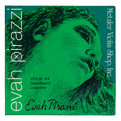 Pirastro EVAH PIRAZZI gold steel violin E string, Strong Loop