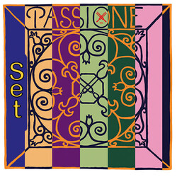 Pirastro PASSIONE violin string set, medium, Loop-end