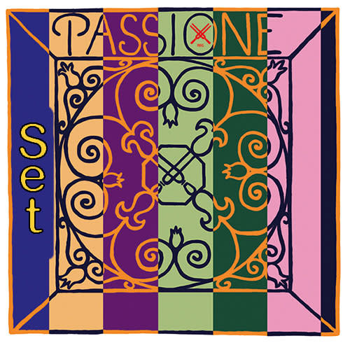 Pirastro PASSIONE violin string set, medium, Loop-end