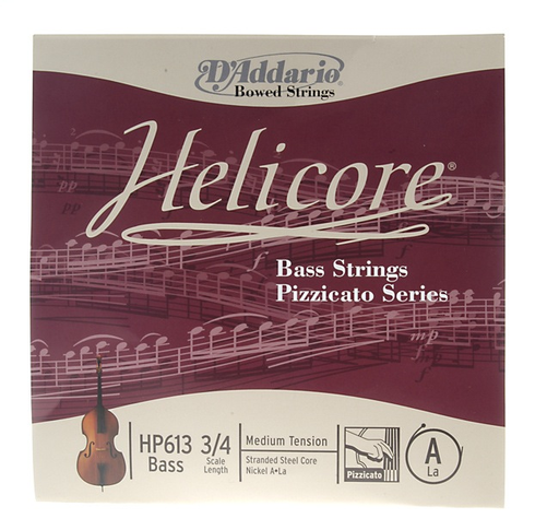 D'Addario HELICORE PIZZICATO bass string, 3/4 medium,