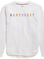 League League Ladies Crew Neck Embroidered Nantucket