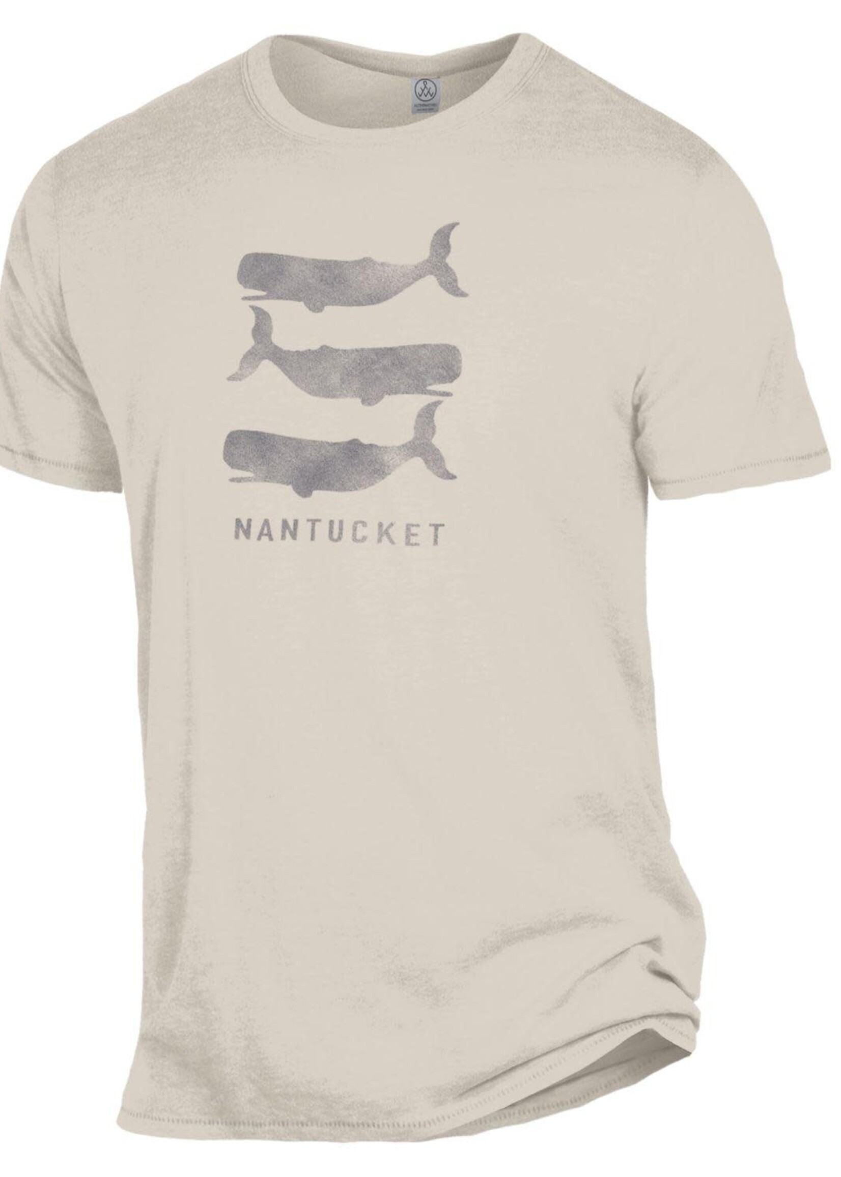 Alternative Apparel Alternative Unisex Tee Stacked Whales