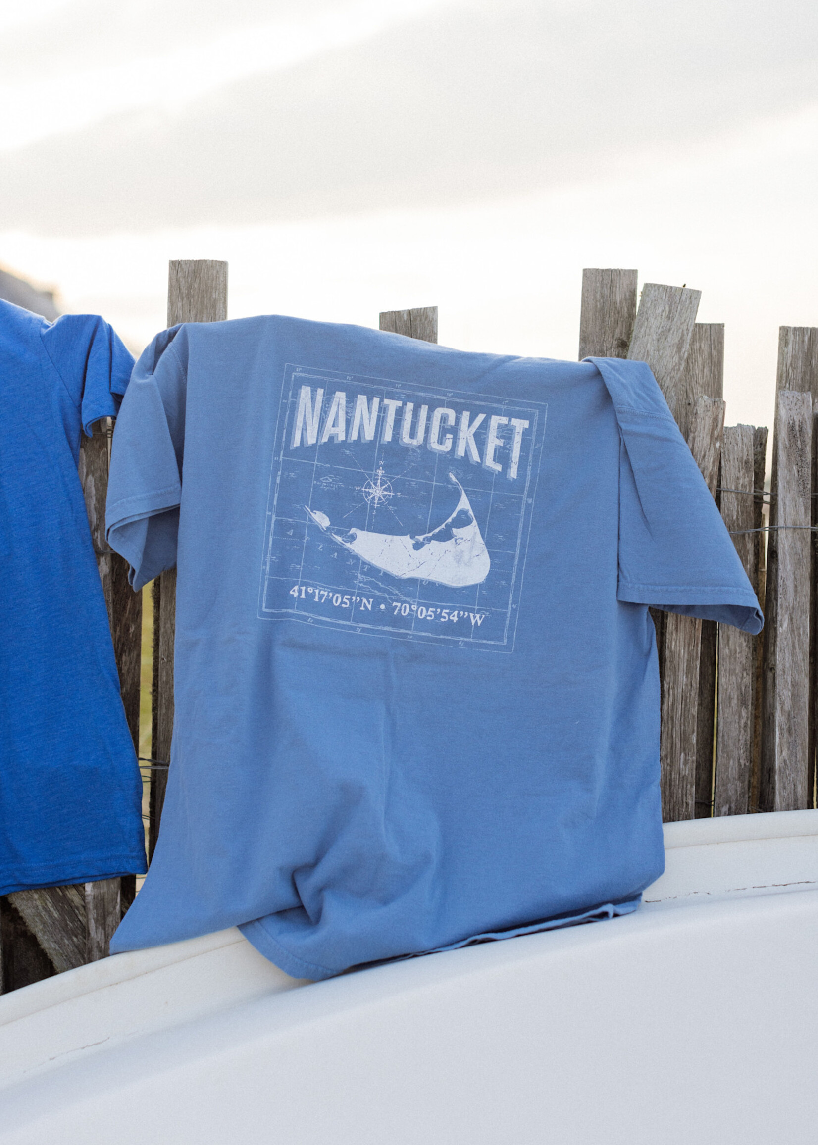 Comfort Colors Comfort Wash Unisex Tee Nautical Map