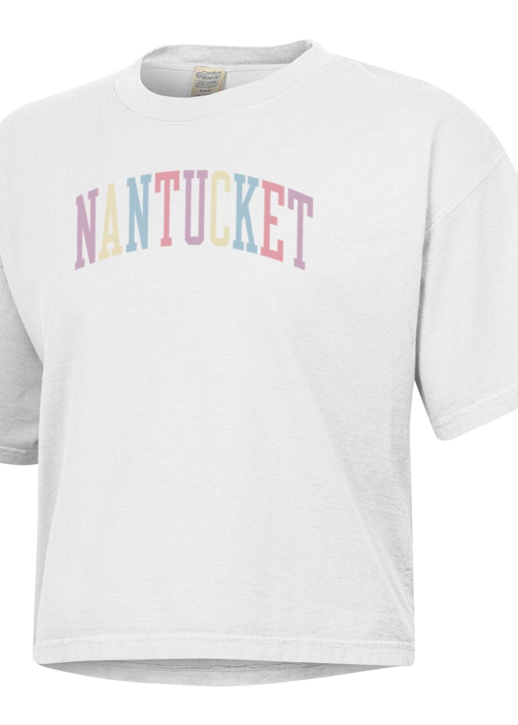 Comfort Wash Comfort Wash Ladies Tee Rainbow Arc
