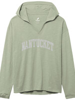League League Ladies Long Sleeve Hood with Arch