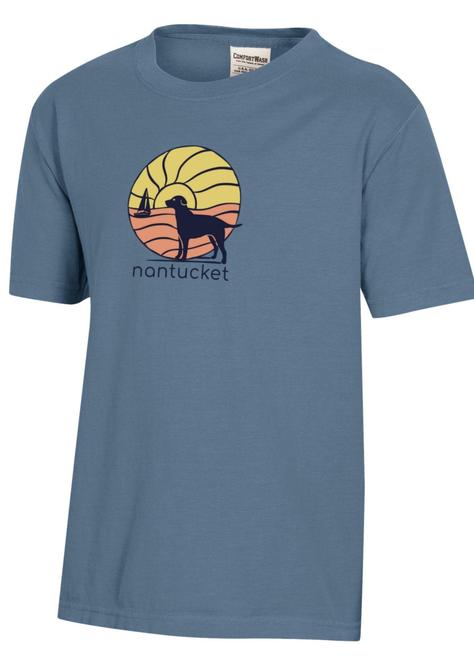 Comfort Wash Comfort Wash Youth Tee Sunset Dog