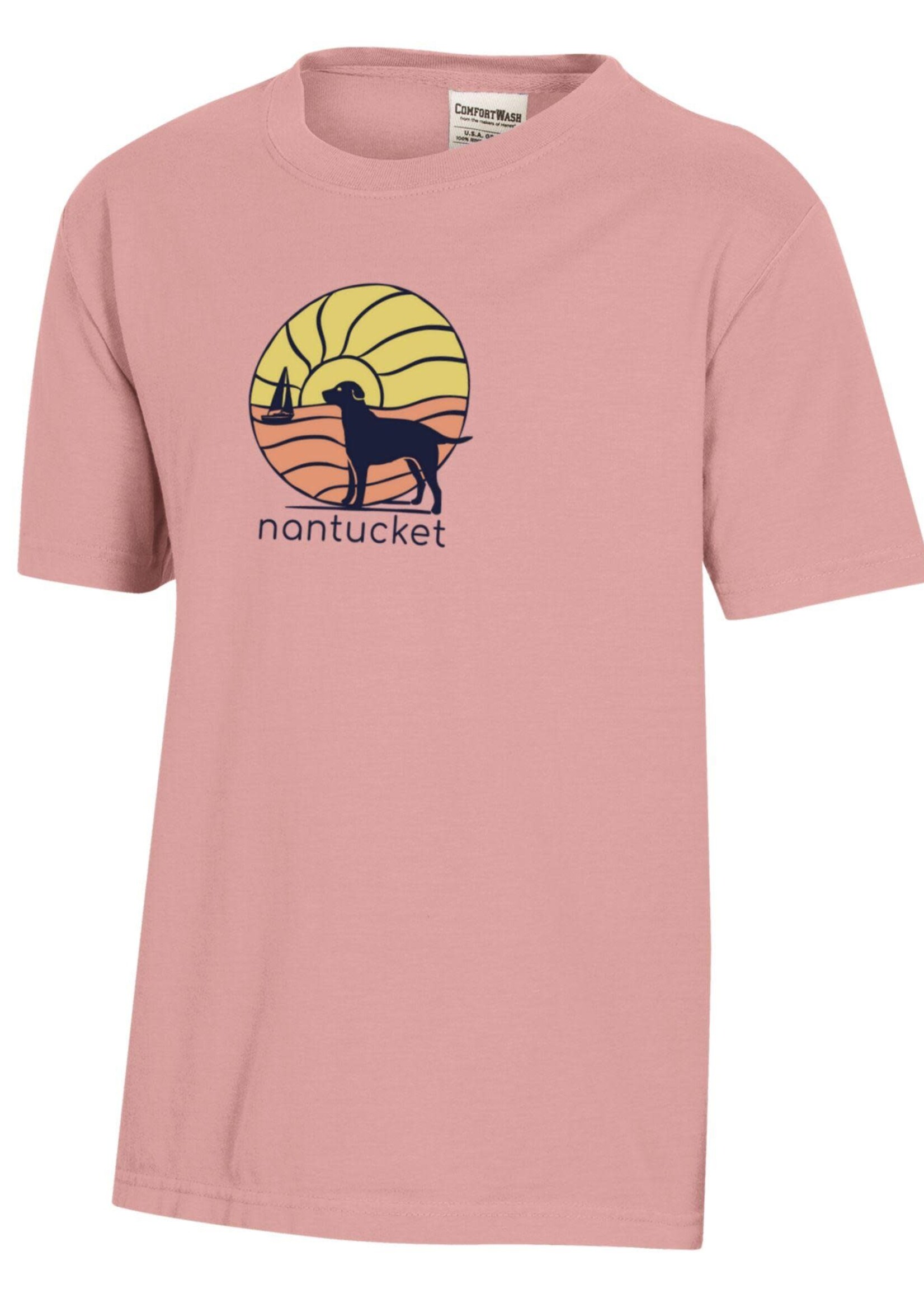 Comfort Wash Comfort Wash Youth Tee Sunset Dog