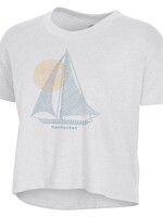 Alternative Apparel Alternative Ladies Crop Tee Sailboat