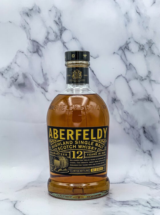 Aberfeldy 12 Year Old Highland Single Malt Scotch Whisky 700ml Bottle