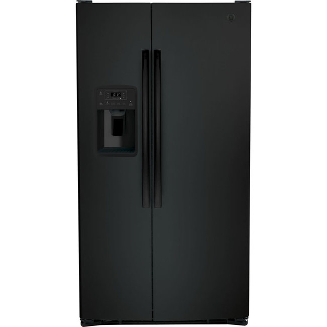 GE GE Refrigerator SXS 25 Cu. Ft  Black GSE25GGPBB