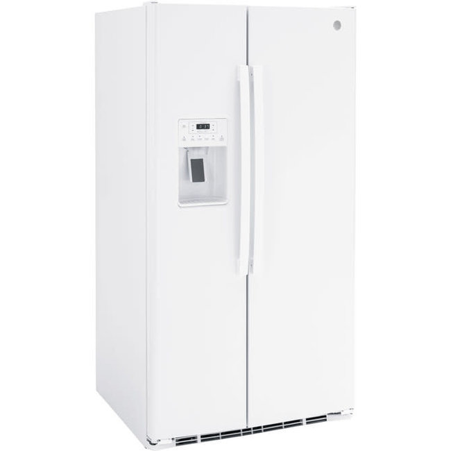 GE GE Refrigerator SXS 25 Cu. Ft White GSE25GGPWW