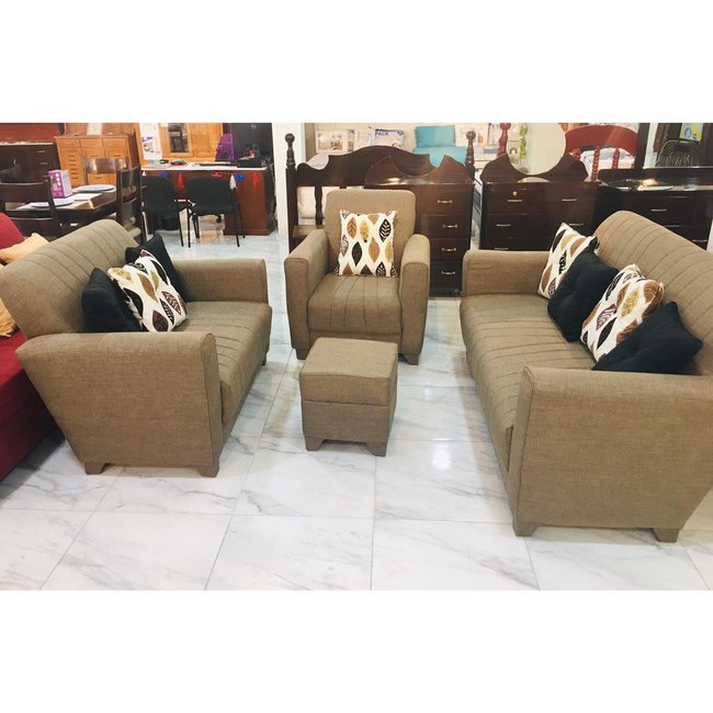 Amber Sofa Set AS3 W/8 pillows