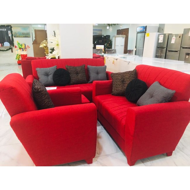 Amber Sofa Set AS3 W/8 pillows