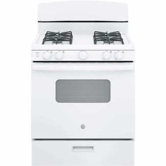 GE GE  Stove  30" 4Burner w/Broiler White JGBS10DEMWW