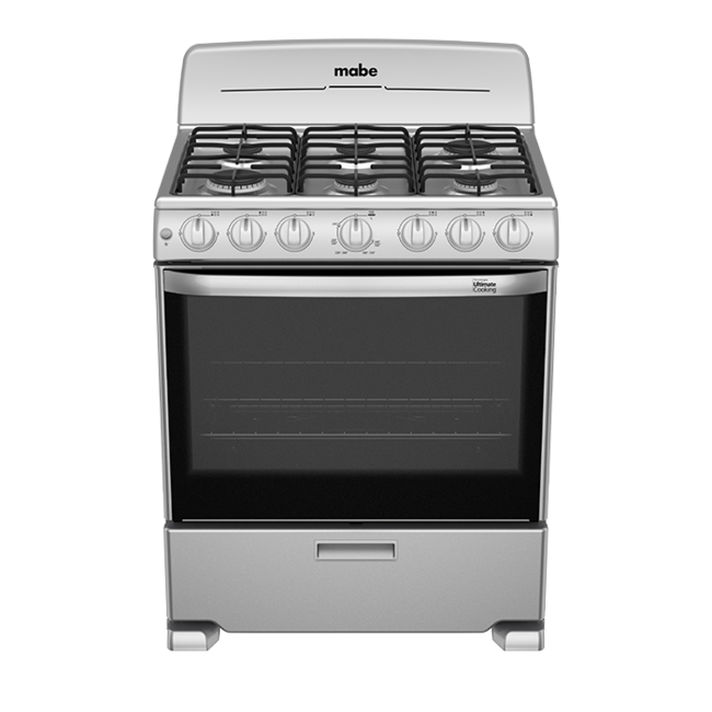Mabe Mabe Stove 30" S.S. w/ Broiler Mercury EM7646BSIS1