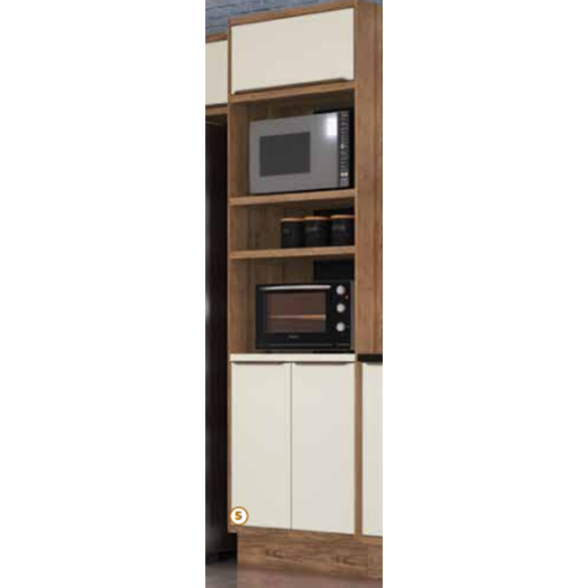 Oven Cabinet 3 Door White Herval PH3042 (50120106)
