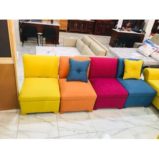 Single Multicolor Sofa Chair (Each)