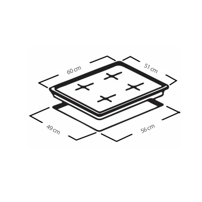 Mabe IO Mabe Stove Top  60 CM IO64BG0