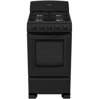 Mabe Mabe Stove 20" w/broiler Black EM5031BAPN1