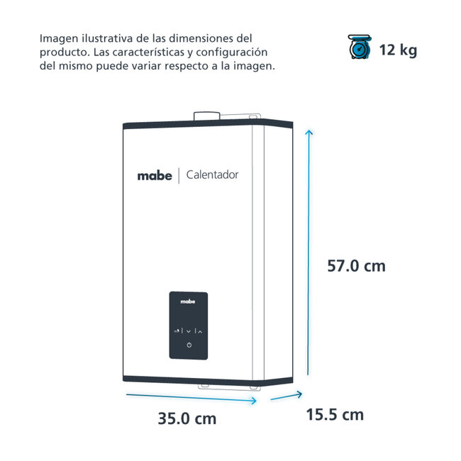 Mabe Mabe Water Heater 16L Silver  CMM16M1FSLP