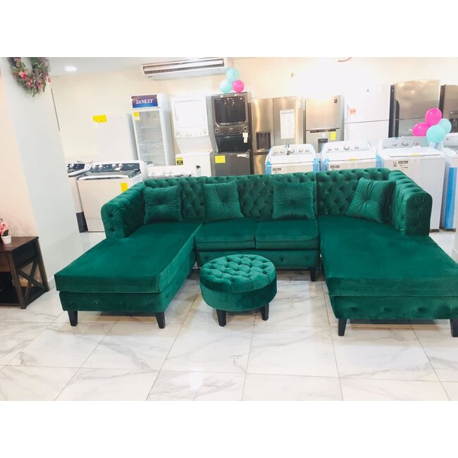 Chesterfield U Shape w/ round footrest CHUS