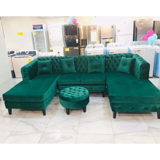 Chesterfield U Shape w/ round footrest CHUS