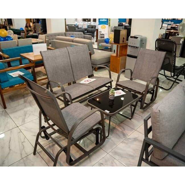 Outdoor Swing Chair 4pc Set 67-3089