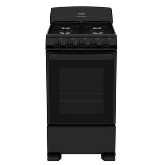 Mabe Mabe Stove 20" w/broiler Black EM5031BAPN1