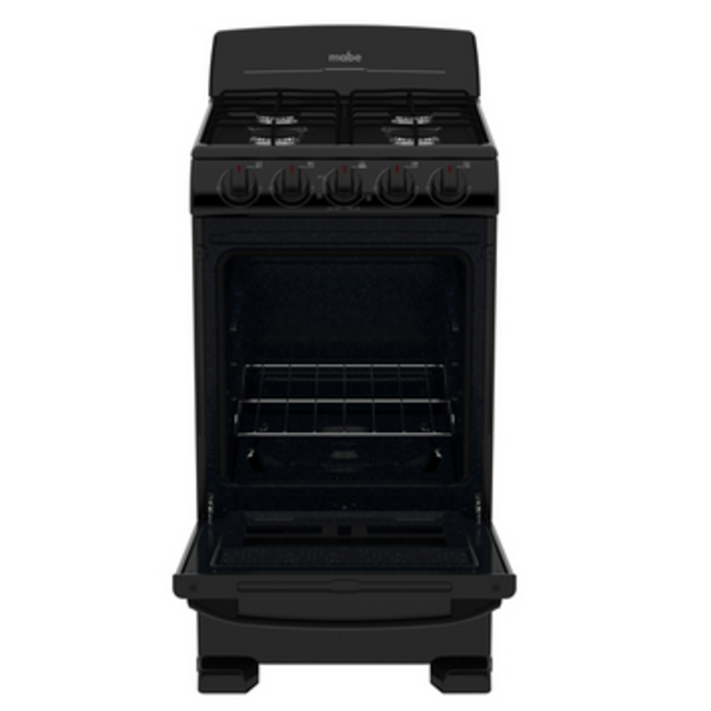 Mabe Mabe Stove 20" w/broiler Black EM5031BAPN1