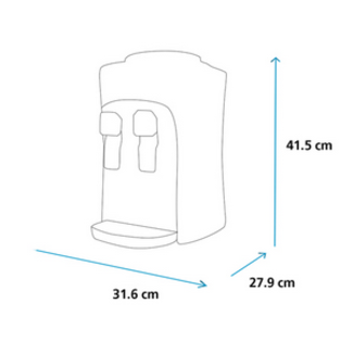 Mabe Mabe Water Dispenser Black EMM2PN
