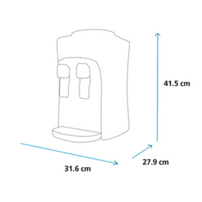 Mabe Mabe Water Dispenser Black EMM2PN