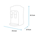 Mabe Mabe Water Dispenser Black EMM2PN