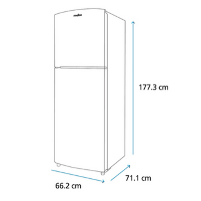 Mabe Mabe Refrigerator 14 ft Inox Matte RME360PVMRM0