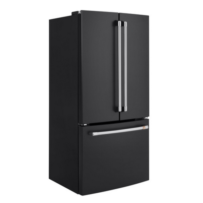 GE Cafe 19 Cuft  French Door Refrigerator Black CWE19SP3ND1