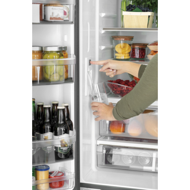 GE Cafe 19 Cuft  French Door Refrigerator Black CWE19SP3ND1