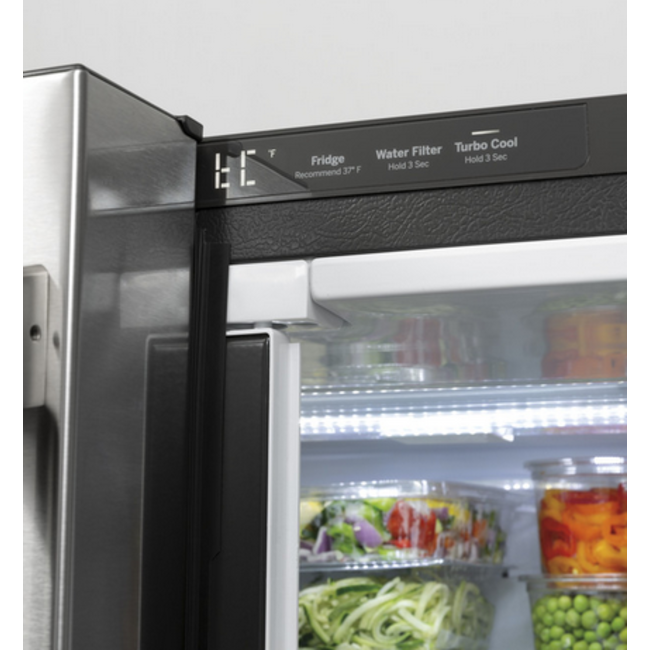 GE Cafe 19 Cuft  French Door Refrigerator Black CWE19SP3ND1