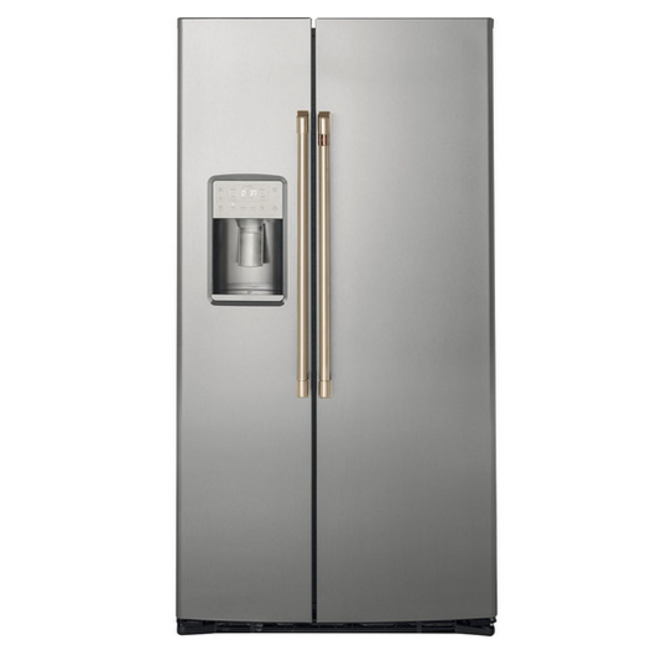 GE Cafe 22 CuFt Refrigerator SXS CZS22MP2NS1