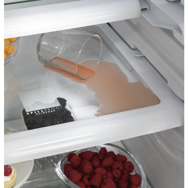 GE Cafe 22 CuFt Refrigerator SXS CZS22MP2NS1