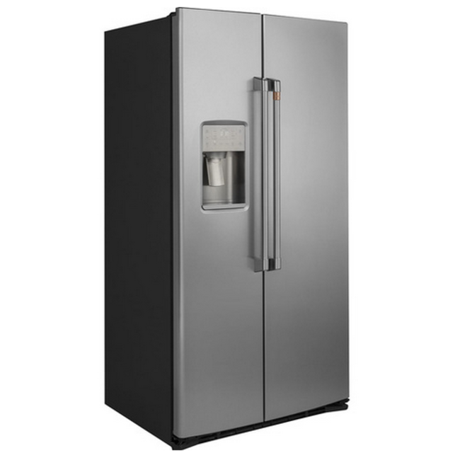 GE Cafe 22 CuFt Refrigerator SXS CZS22MP2NS1